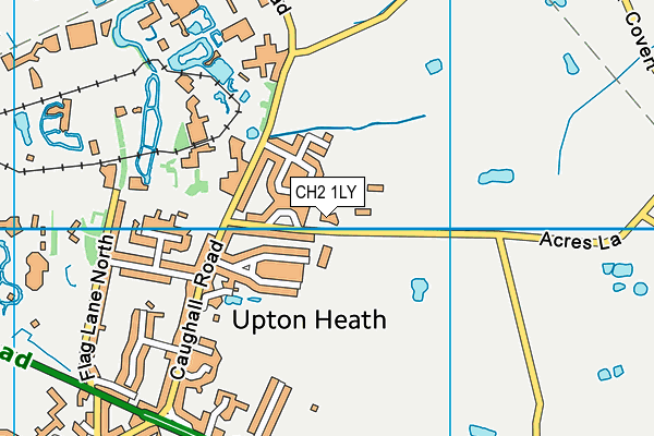 CH2 1LY map - OS VectorMap District (Ordnance Survey)