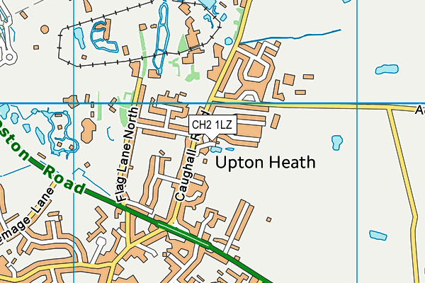 CH2 1LZ map - OS VectorMap District (Ordnance Survey)