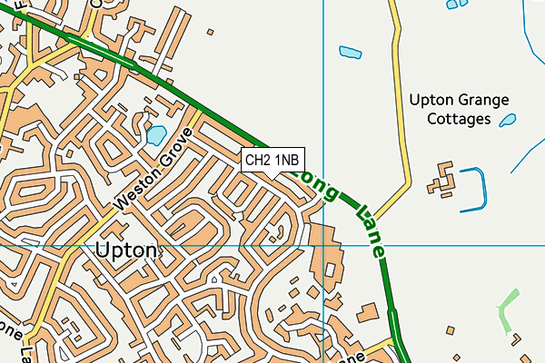 CH2 1NB map - OS VectorMap District (Ordnance Survey)