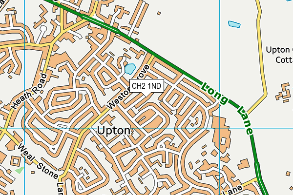 CH2 1ND map - OS VectorMap District (Ordnance Survey)