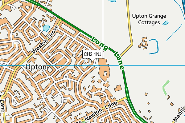 CH2 1NJ map - OS VectorMap District (Ordnance Survey)