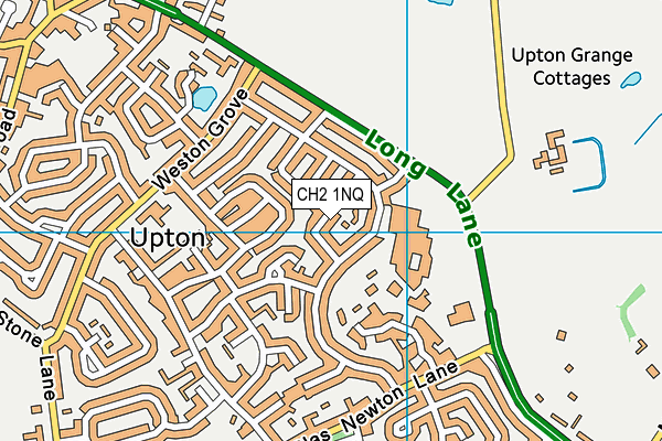 CH2 1NQ map - OS VectorMap District (Ordnance Survey)