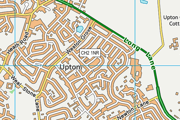 CH2 1NR map - OS VectorMap District (Ordnance Survey)