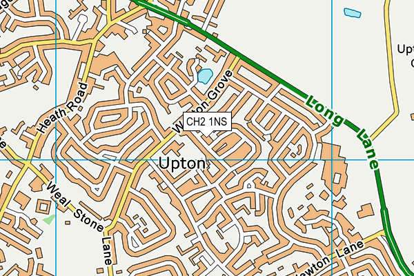 CH2 1NS map - OS VectorMap District (Ordnance Survey)