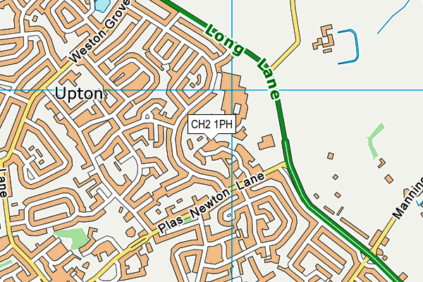 CH2 1PH map - OS VectorMap District (Ordnance Survey)