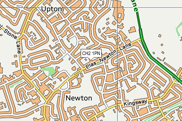 CH2 1PN map - OS VectorMap District (Ordnance Survey)