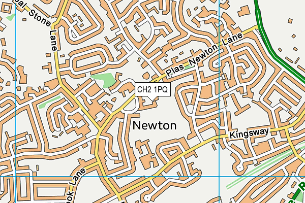 CH2 1PQ map - OS VectorMap District (Ordnance Survey)