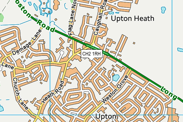 CH2 1RH map - OS VectorMap District (Ordnance Survey)