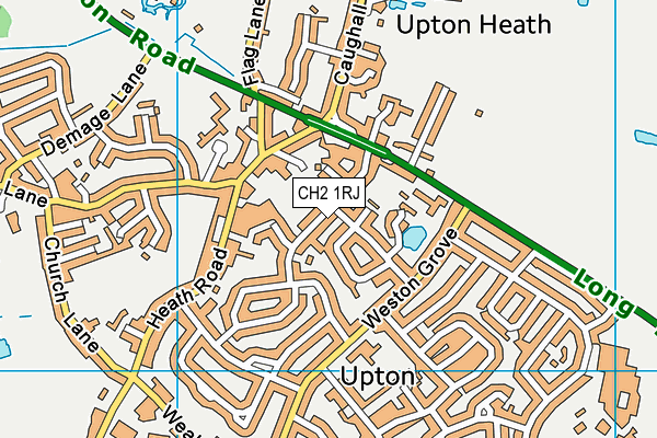 CH2 1RJ map - OS VectorMap District (Ordnance Survey)