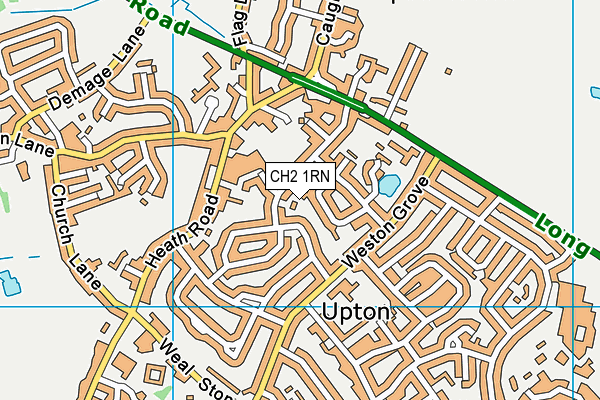 CH2 1RN map - OS VectorMap District (Ordnance Survey)