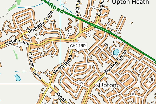 CH2 1RP map - OS VectorMap District (Ordnance Survey)