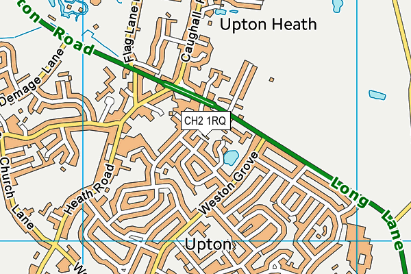 CH2 1RQ map - OS VectorMap District (Ordnance Survey)