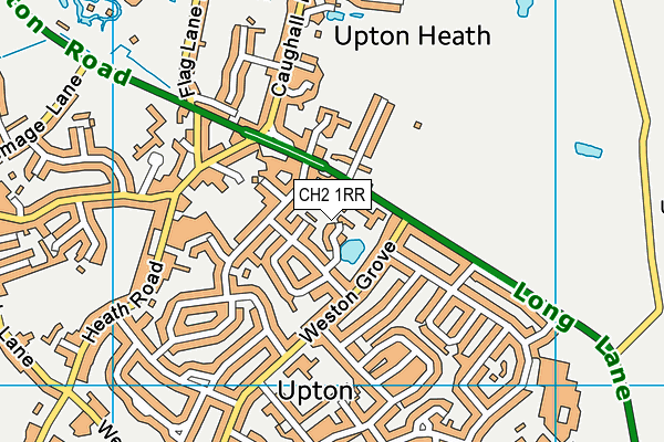 CH2 1RR map - OS VectorMap District (Ordnance Survey)