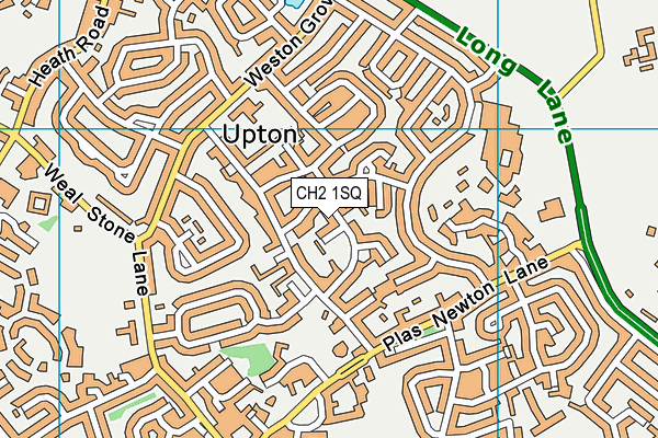 CH2 1SQ map - OS VectorMap District (Ordnance Survey)