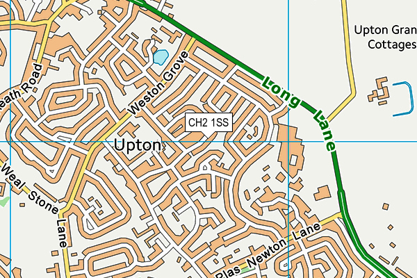 CH2 1SS map - OS VectorMap District (Ordnance Survey)