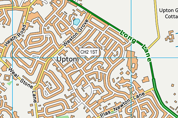 CH2 1ST map - OS VectorMap District (Ordnance Survey)