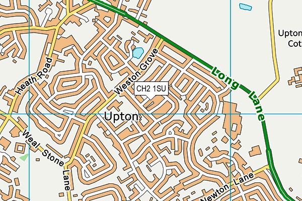 CH2 1SU map - OS VectorMap District (Ordnance Survey)