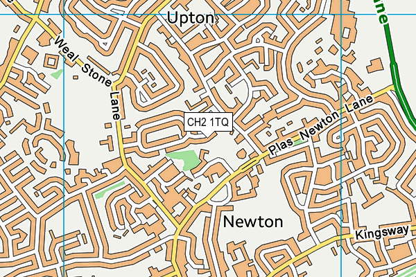 CH2 1TQ map - OS VectorMap District (Ordnance Survey)