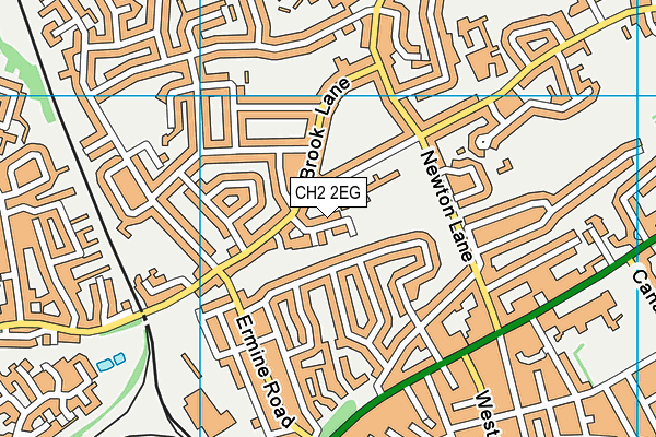 CH2 2EG map - OS VectorMap District (Ordnance Survey)