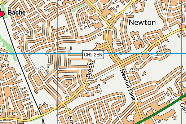 CH2 2EN map - OS VectorMap District (Ordnance Survey)