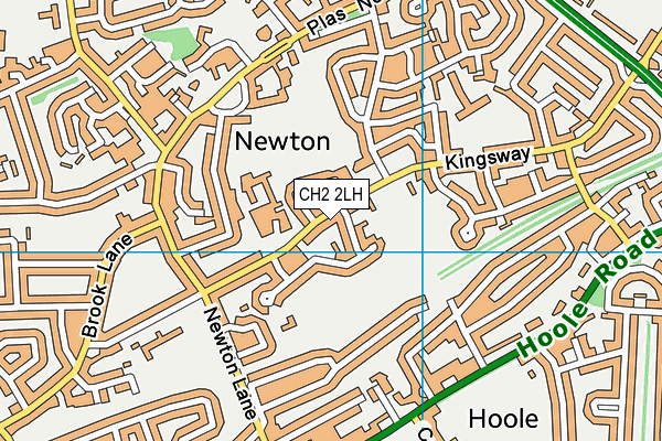 CH2 2LH map - OS VectorMap District (Ordnance Survey)