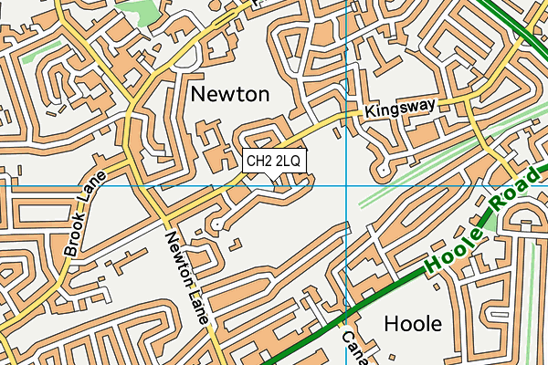 CH2 2LQ map - OS VectorMap District (Ordnance Survey)