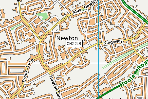 CH2 2LR map - OS VectorMap District (Ordnance Survey)