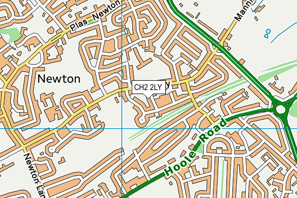 CH2 2LY map - OS VectorMap District (Ordnance Survey)