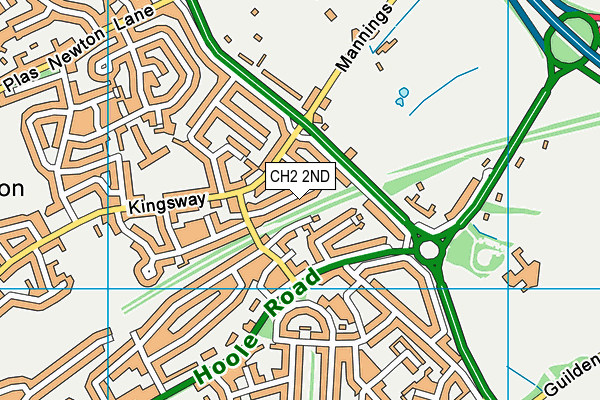 CH2 2ND map - OS VectorMap District (Ordnance Survey)