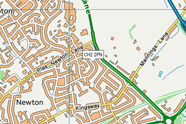 CH2 2PN map - OS VectorMap District (Ordnance Survey)