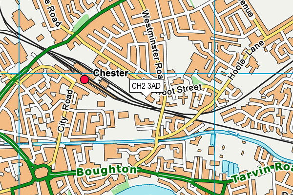 CH2 3AD map - OS VectorMap District (Ordnance Survey)