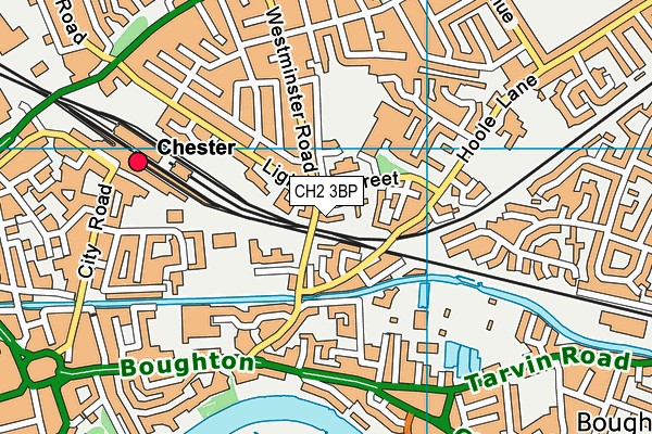 CH2 3BP map - OS VectorMap District (Ordnance Survey)