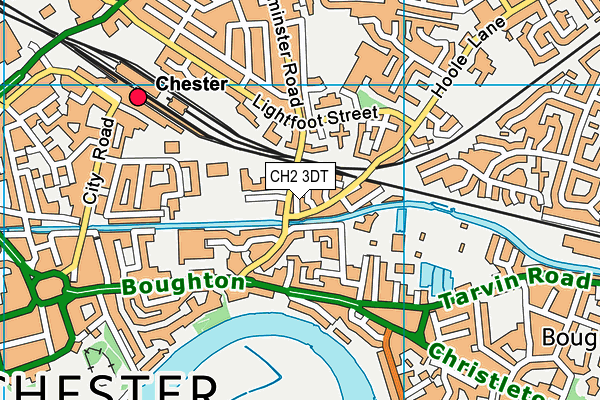 CH2 3DT map - OS VectorMap District (Ordnance Survey)