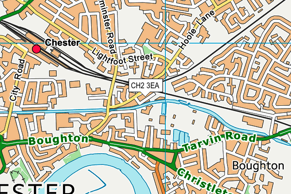 CH2 3EA map - OS VectorMap District (Ordnance Survey)