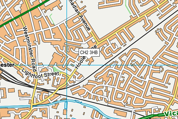 Hoole Primary School map (CH2 3HB) - OS VectorMap District (Ordnance Survey)
