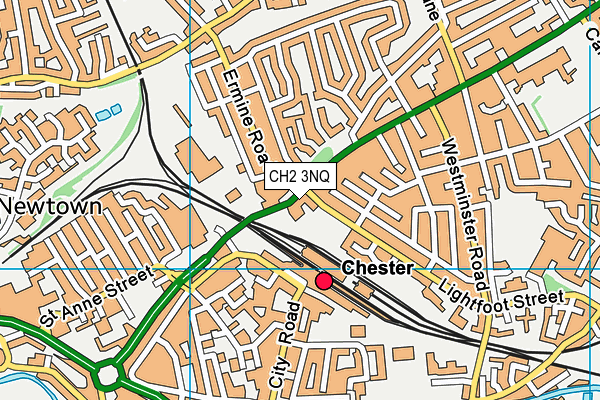 CH2 3NQ map - OS VectorMap District (Ordnance Survey)