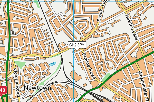 CH2 3PY map - OS VectorMap District (Ordnance Survey)