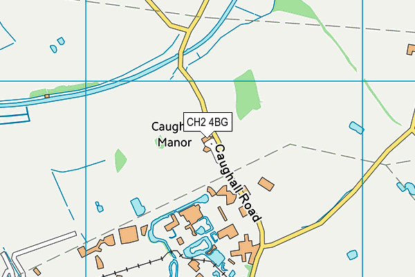 CH2 4BG map - OS VectorMap District (Ordnance Survey)