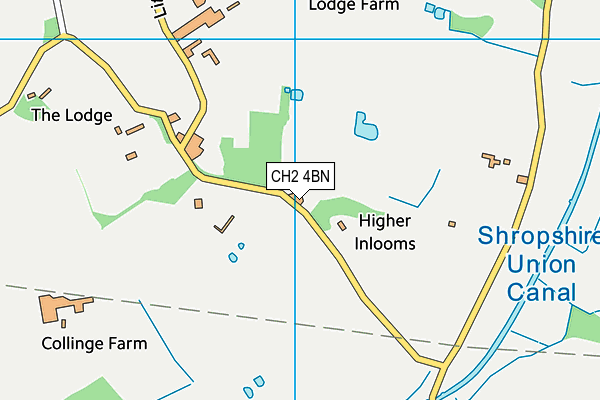 CH2 4BN map - OS VectorMap District (Ordnance Survey)