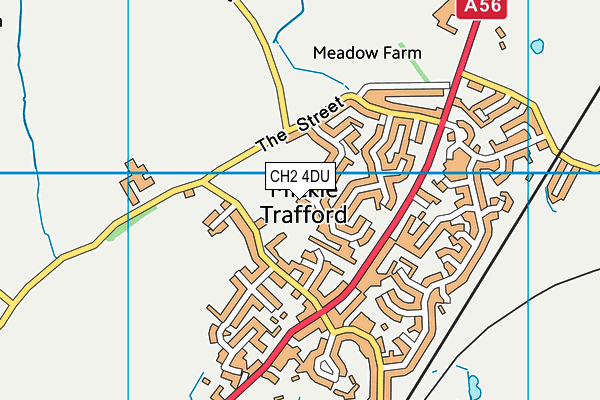 CH2 4DU map - OS VectorMap District (Ordnance Survey)