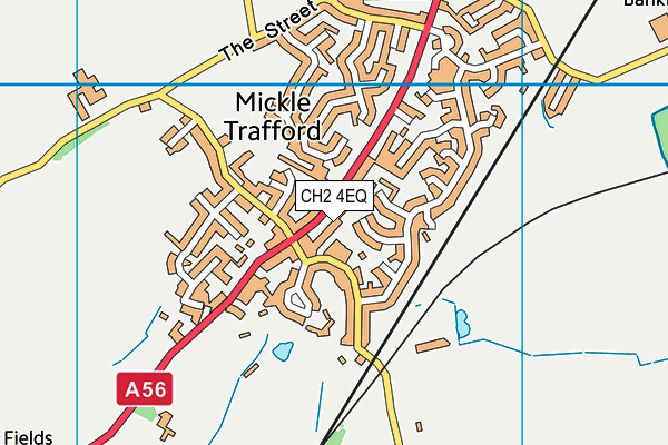 CH2 4EQ map - OS VectorMap District (Ordnance Survey)