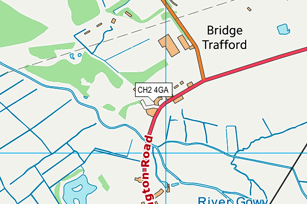 CH2 4GA map - OS VectorMap District (Ordnance Survey)