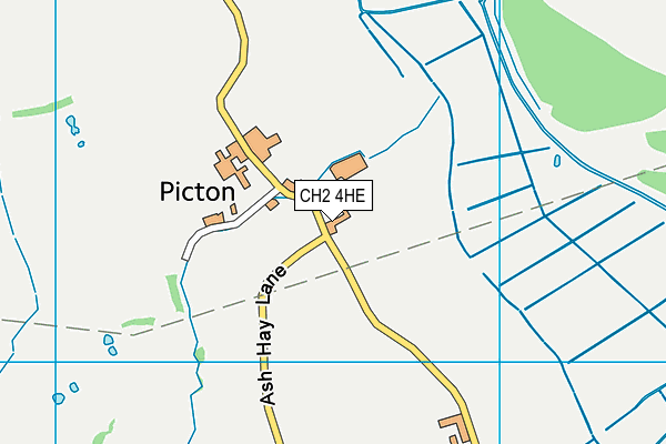 CH2 4HE map - OS VectorMap District (Ordnance Survey)