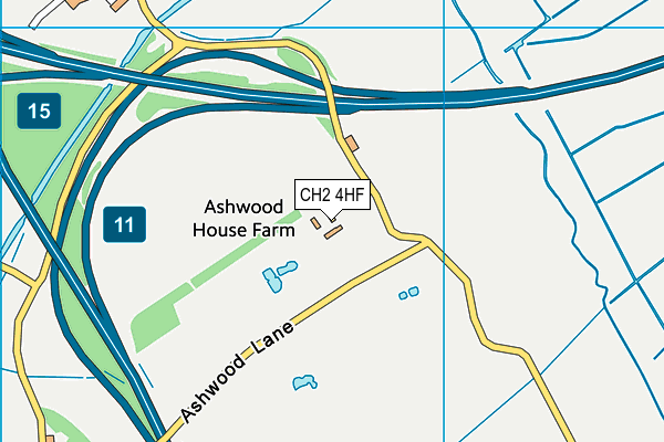 CH2 4HF map - OS VectorMap District (Ordnance Survey)