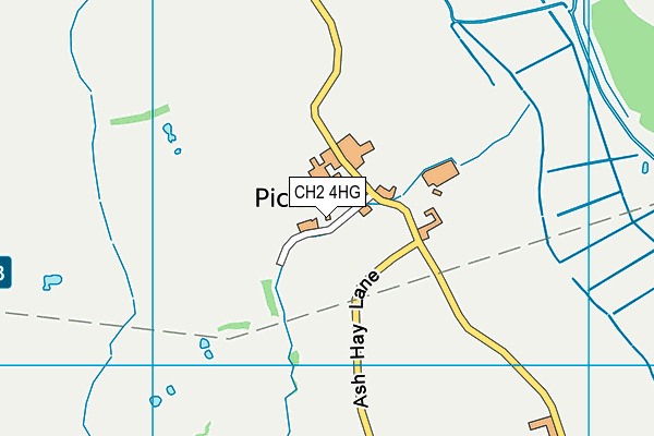 CH2 4HG map - OS VectorMap District (Ordnance Survey)