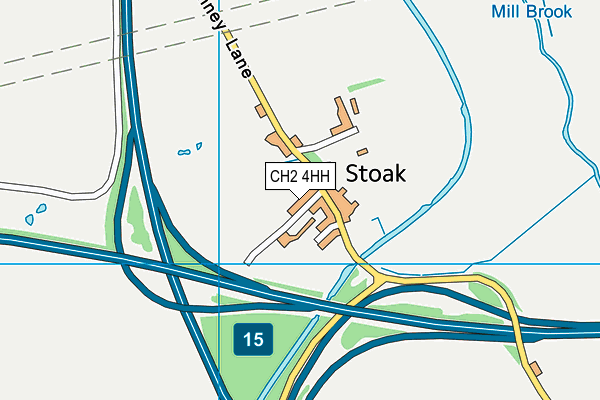 CH2 4HH map - OS VectorMap District (Ordnance Survey)