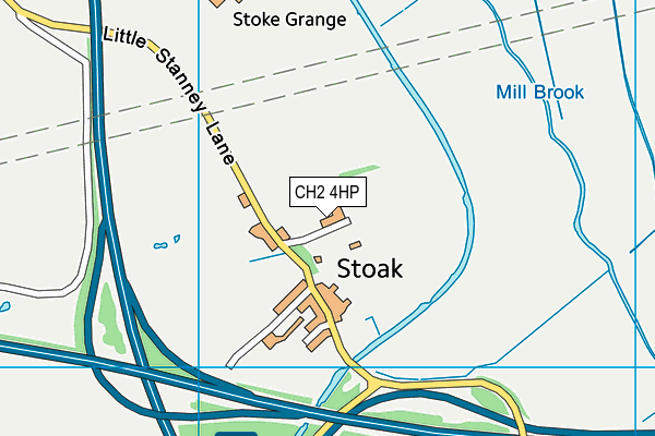 CH2 4HP map - OS VectorMap District (Ordnance Survey)