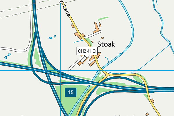 CH2 4HQ map - OS VectorMap District (Ordnance Survey)