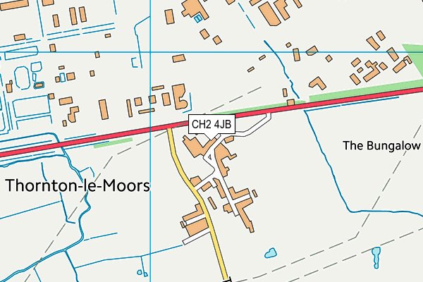 CH2 4JB map - OS VectorMap District (Ordnance Survey)