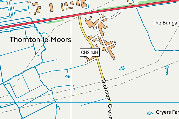 CH2 4JH map - OS VectorMap District (Ordnance Survey)